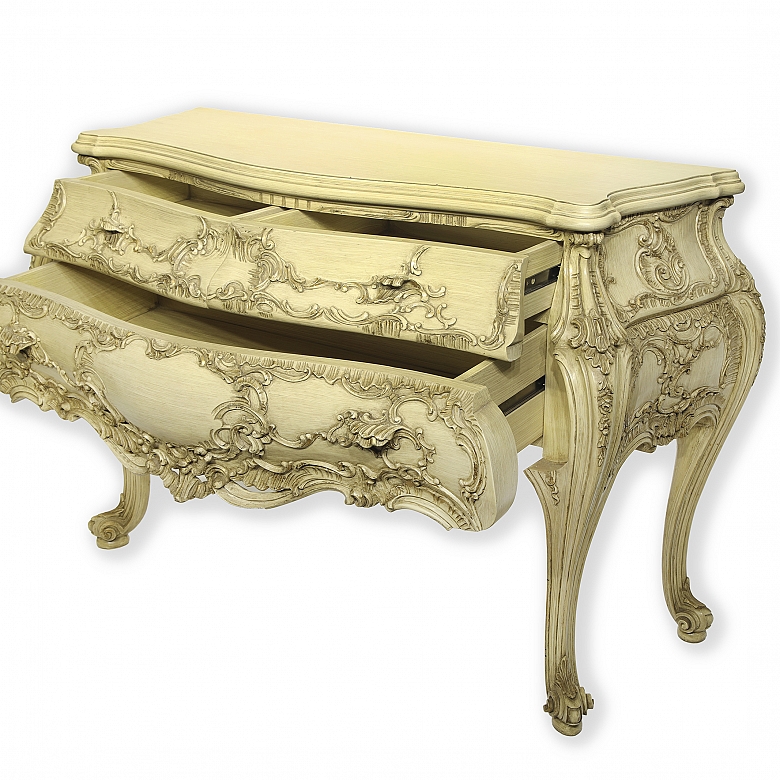 Console carved wood, Louis XV style, 20th century - 5