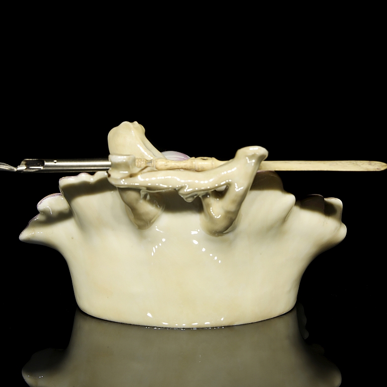 Scribe's Office ‘Snail on leaf’, 1810-1850 - 9