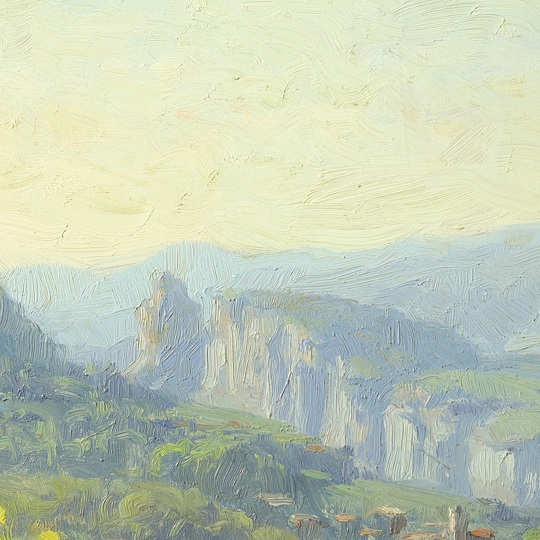 J. Batllé ‘Field with flowers’, 20th century - 6