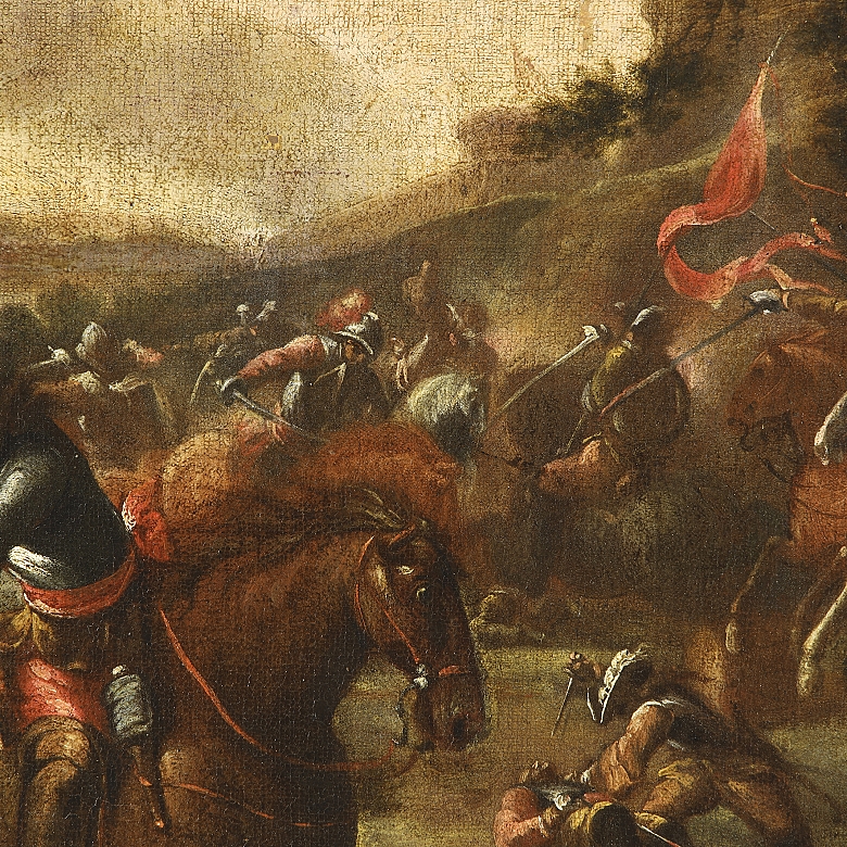Follower of Esteban March (1610–1660) ‘War scene’