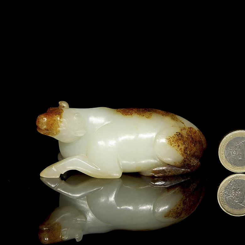 Figura de jade tallado