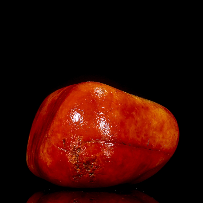 Piedra de jade tallado 