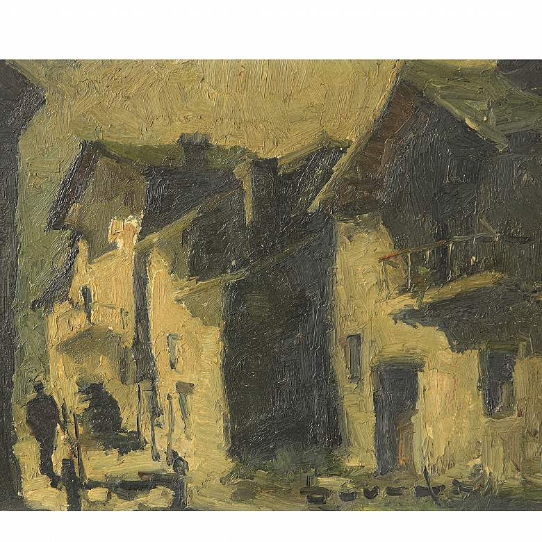 Ramón Poveda Ibars (1936) “Two landscapes” - 1
