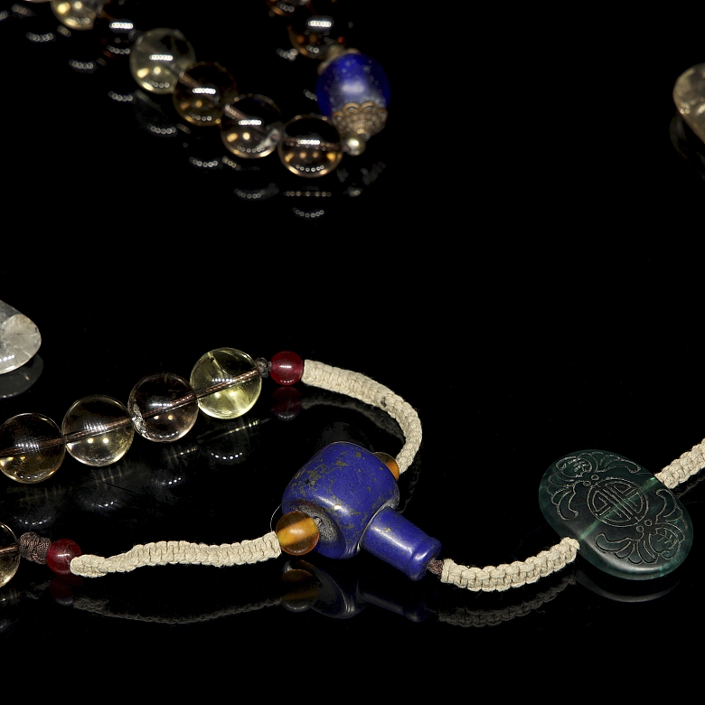 Chaozhu de cuentas de colores, dinastía Qing