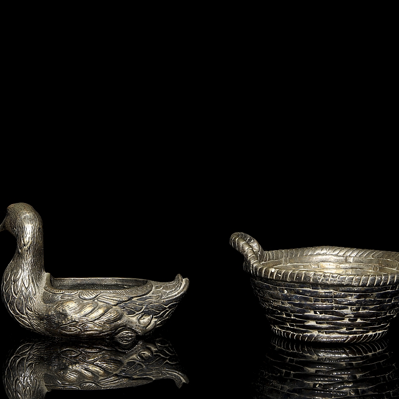 Valenti “Pair of bronze objects”, 20th century - 7