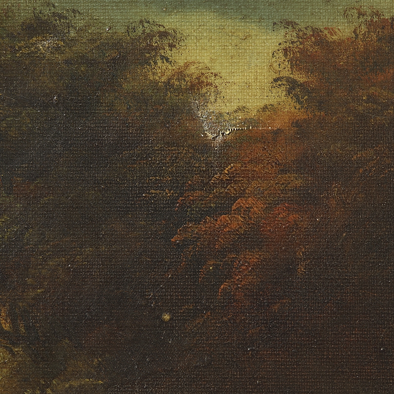 Dutch School, 20th century ‘Landscape with horseman’ - 2