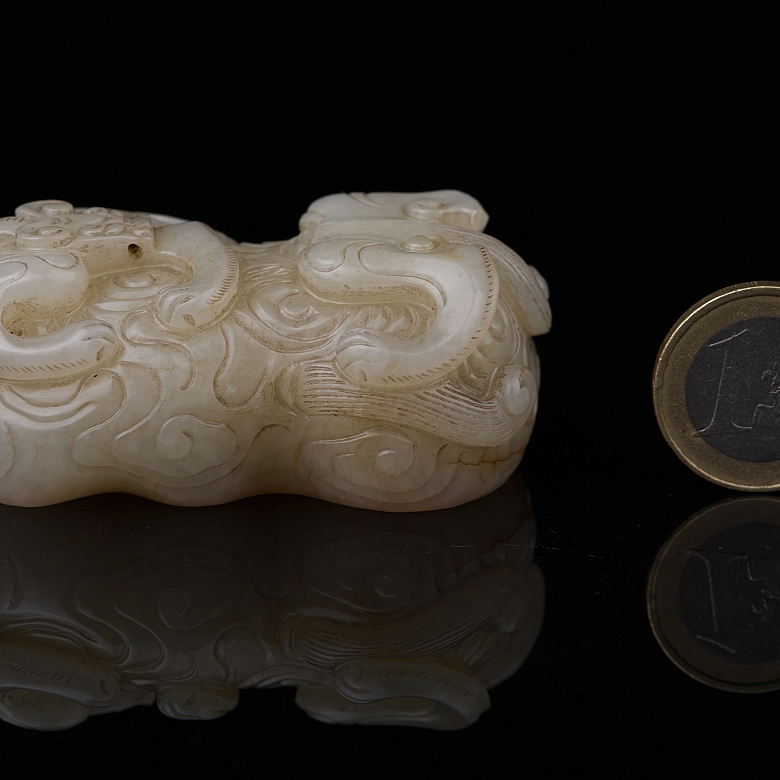 Sello de jade blanco de Hetian