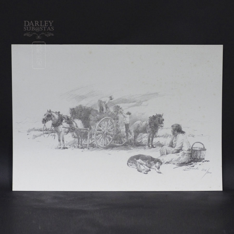 Conrado Meseguer Munoz 3 Lithographs - 2