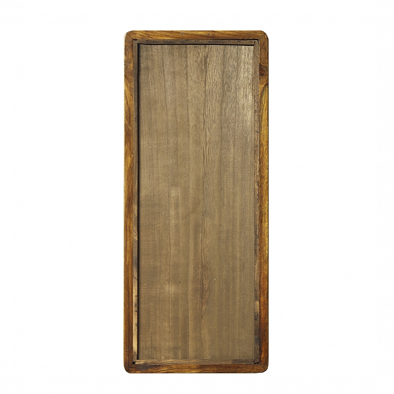 Chinese painting “Lady and poem”, 20th century - 5