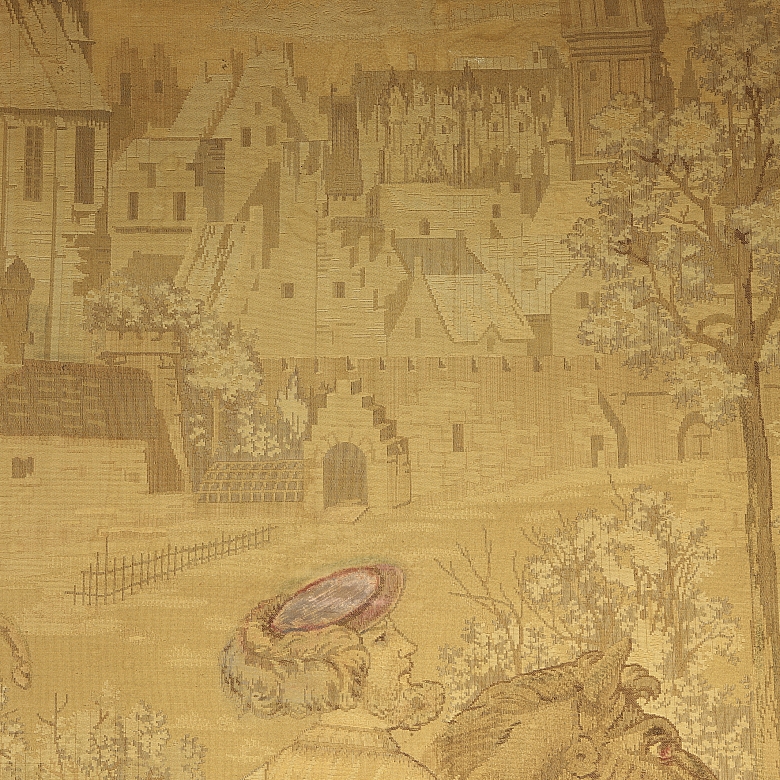 Large tapestry ‘Les Chasses de Maximilien’, 20th century