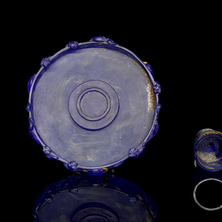 Conjunto de liulí de copa y plato