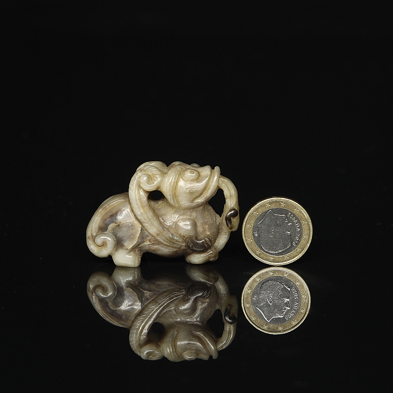 Figura de jade tallado 