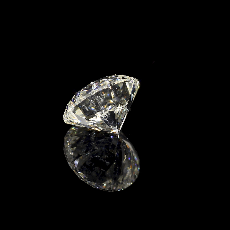 Diamante natural en talla brillante, 1.50 ct, certificado HRD