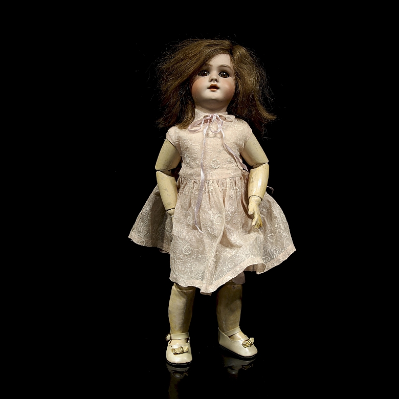 Muñeca de porcelana, Alemania, ca. 1895-1915