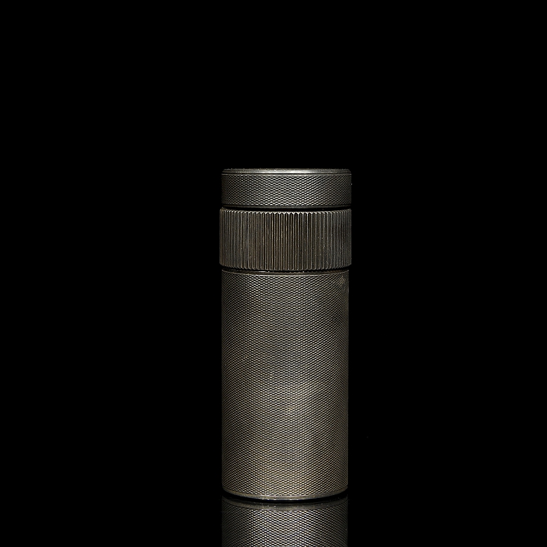 Encendedor cilíndrico de sobremesa S.T. Dupont, 1970-1980