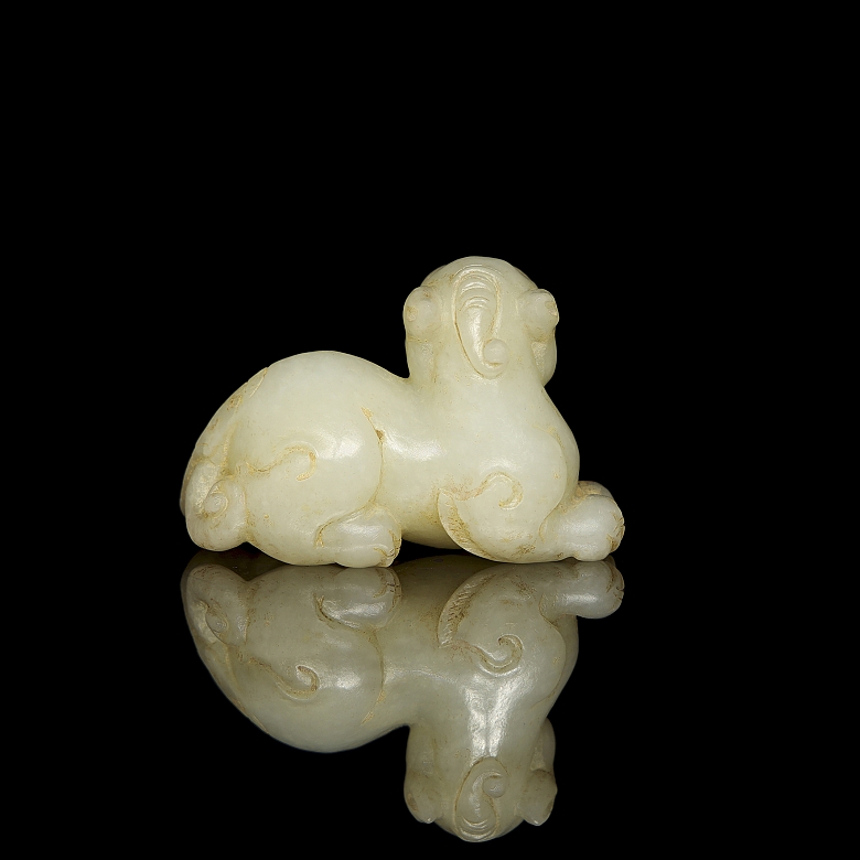 Figura de jade tallado 