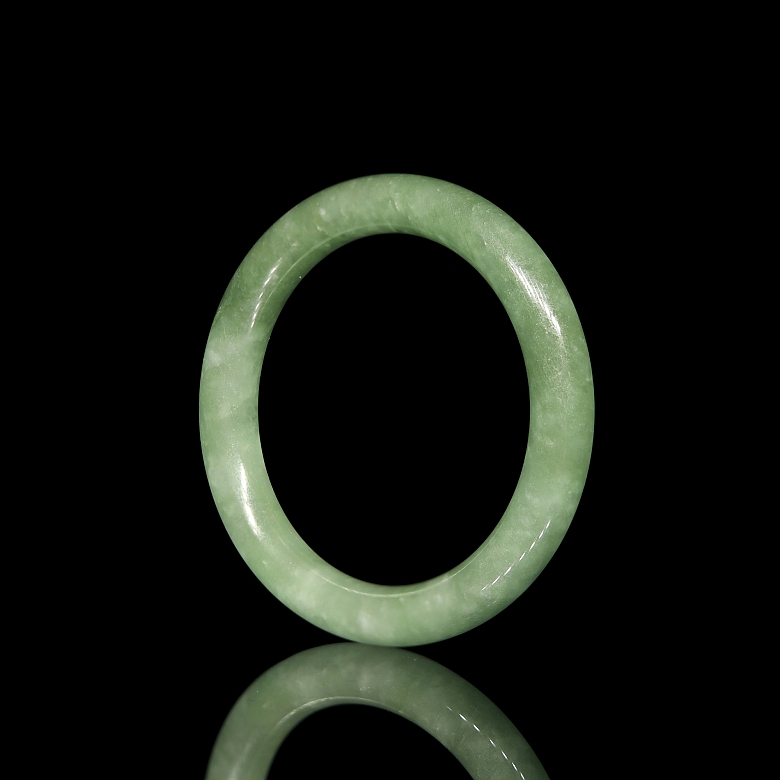Circular jade bracelet, 20th century