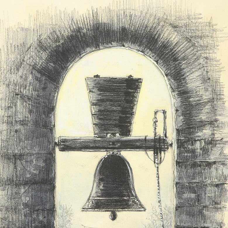 Rafael Garrich (1930–1994) ‘Altar boys in the bell tower’