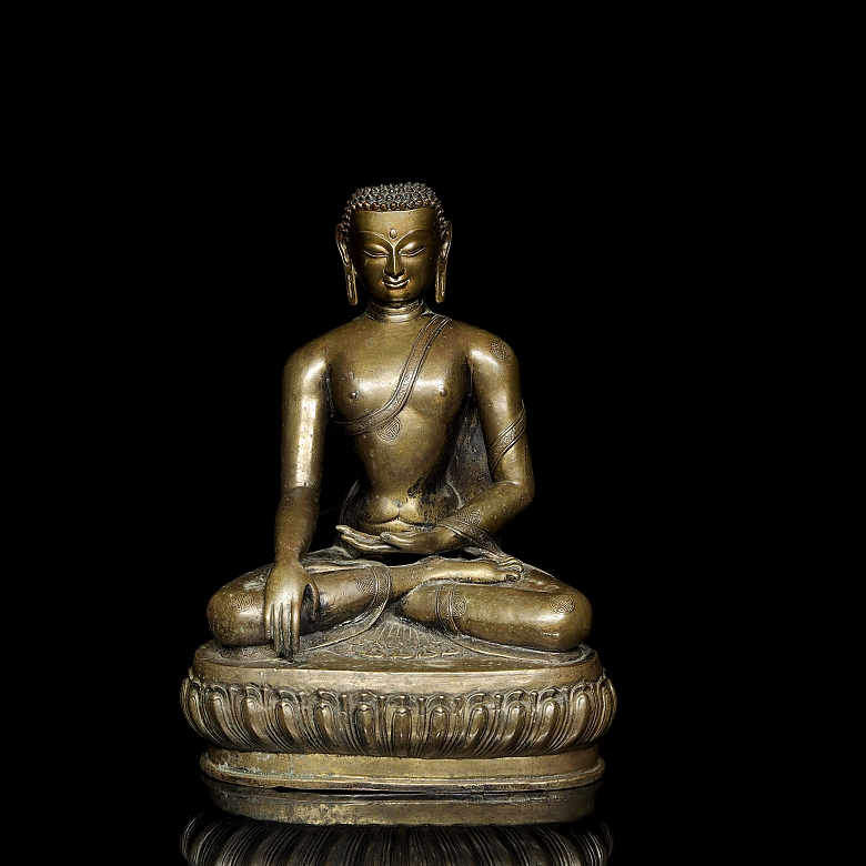 Bronze figure ‘Buddha’, Tibet, Qing dynasty