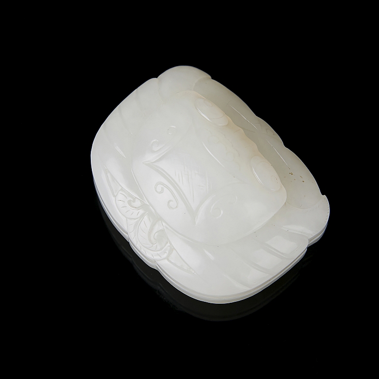 Hetian jade box ‘Crab’ Qing dynasty