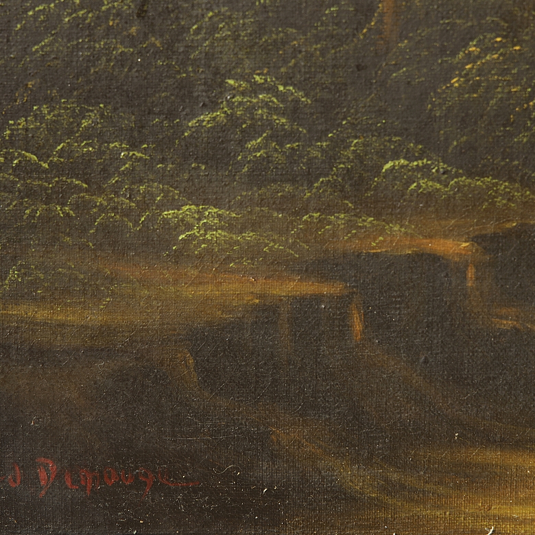 Bernard Denauge (19th century) ‘Lady on the Road’ - 4