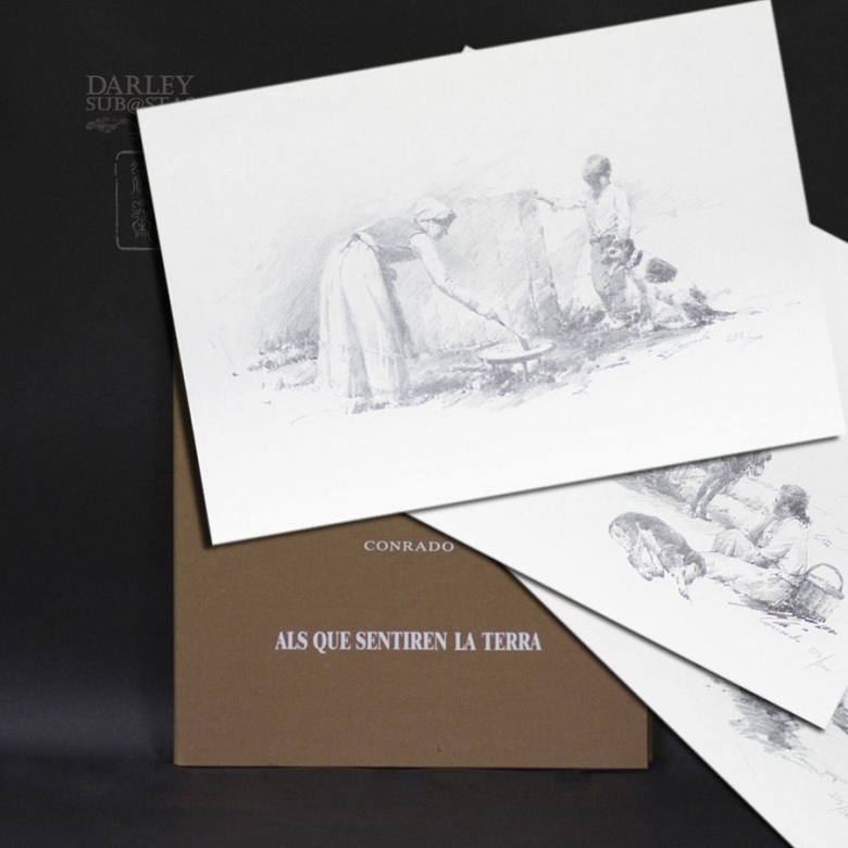 Conrado Meseguer Munoz 3 Lithographs