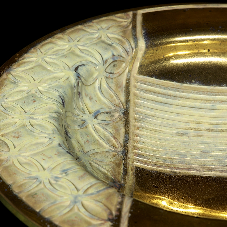 Salvatore Polizzi (1971-) ‘Glass Plate with Circles of Life’, 1995 - 2