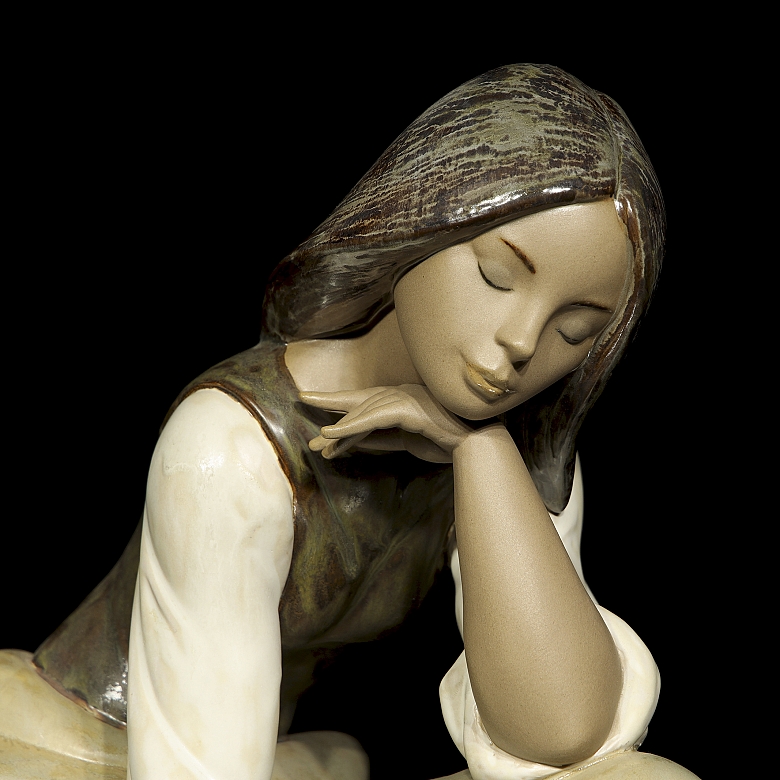 Figura de Lladró “Canterera clásica”