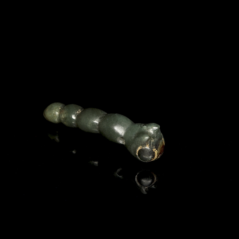 Figura de jade tallado 