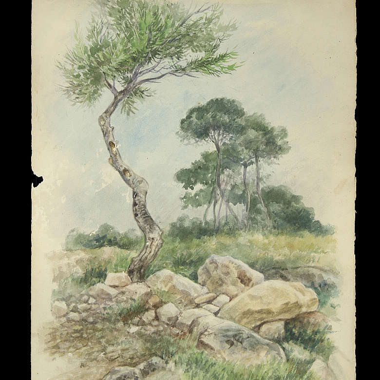 Enrique Pertegás Ferrer (1884-1962) ‘Four landscapes’ - 3