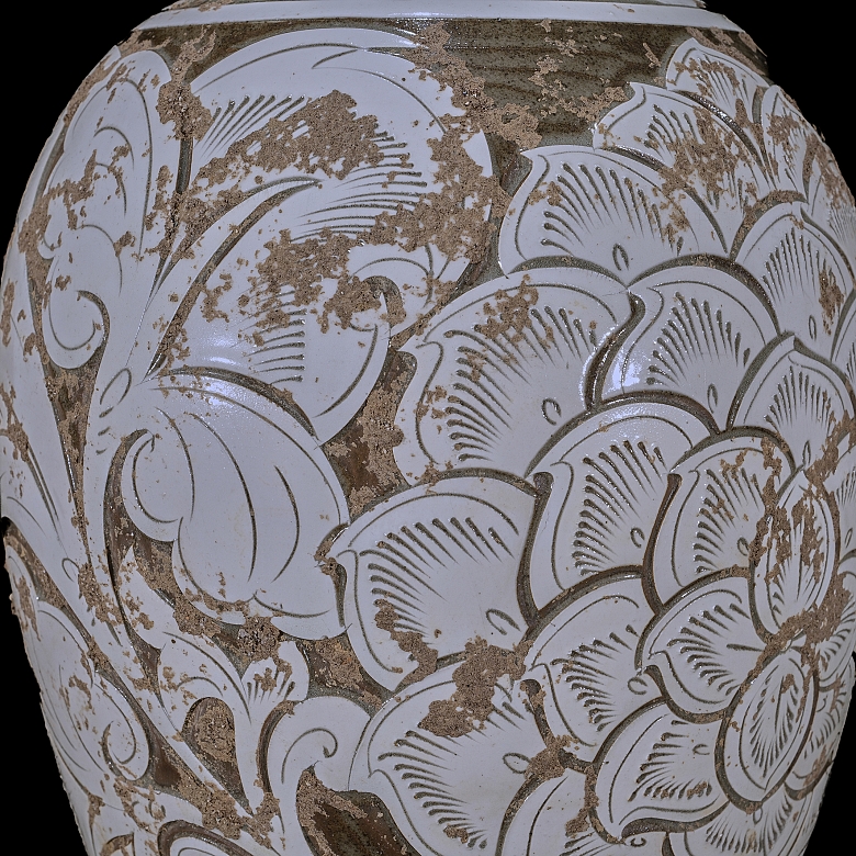 Jarrón meiping de cerámica Cizhou 