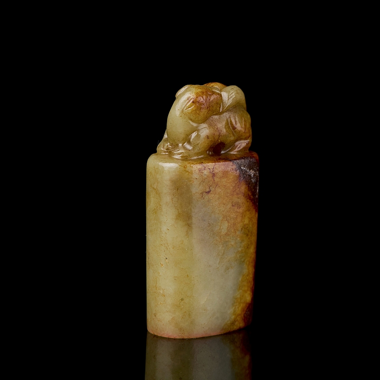 Jade seal ‘Reclining Dog’, Qing dynasty
