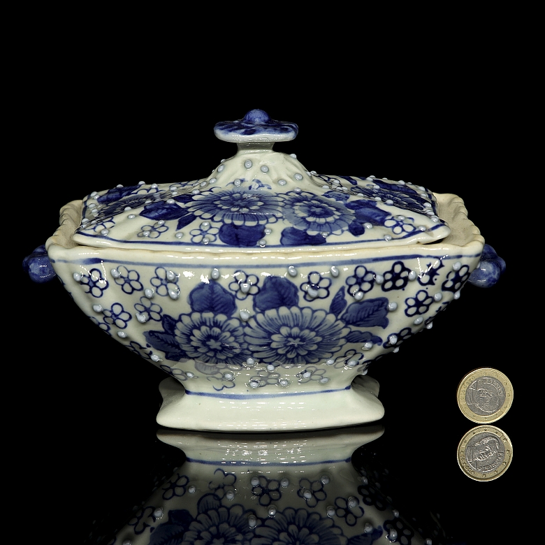 Recipiente de porcelana esmaltada