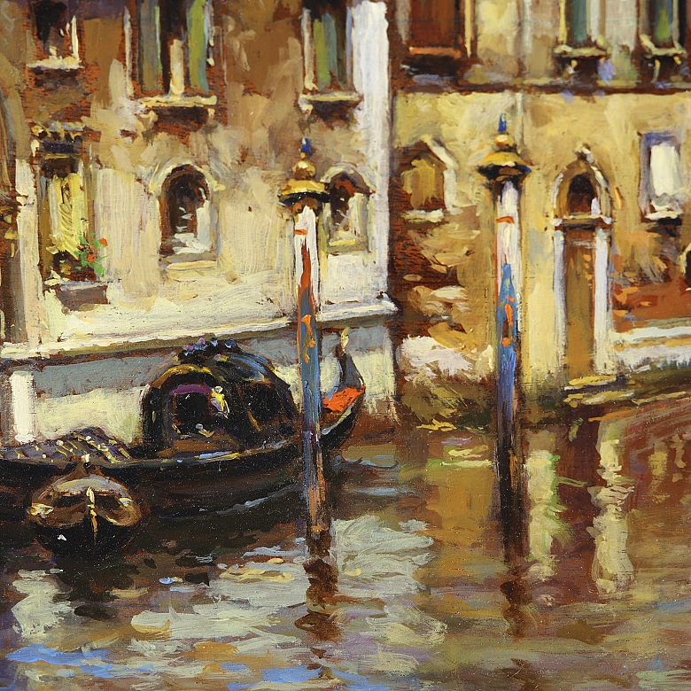 Antonio Medina (1944) ‘Venice Canal’