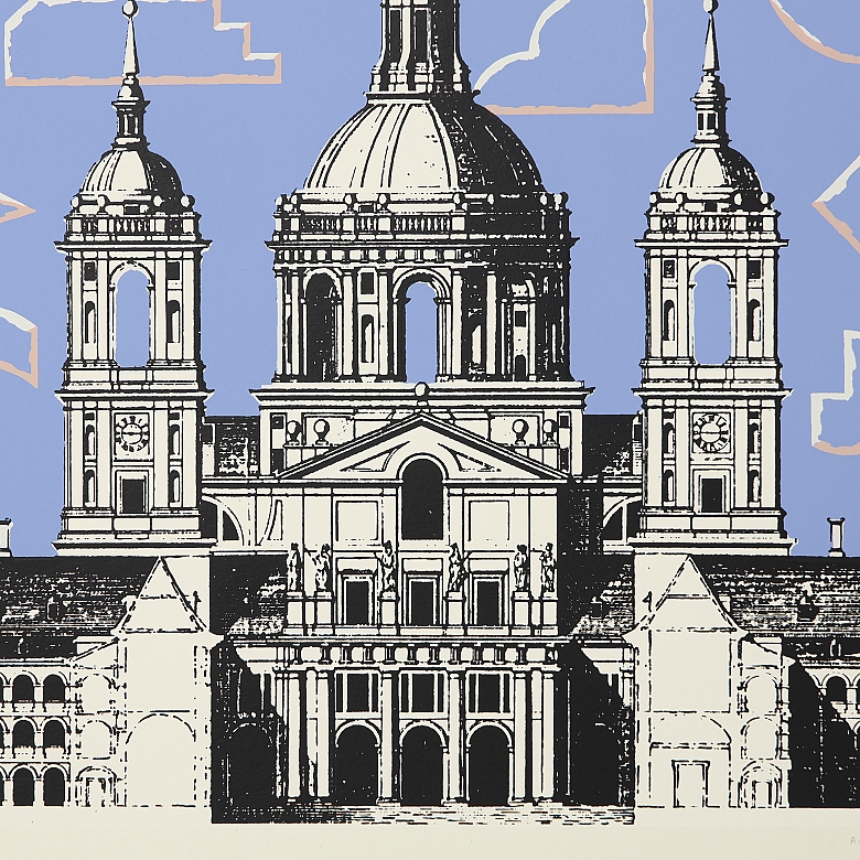 Alfredo Alcain Partearroyo (1936) “Las nubes del Escorial”, 1999