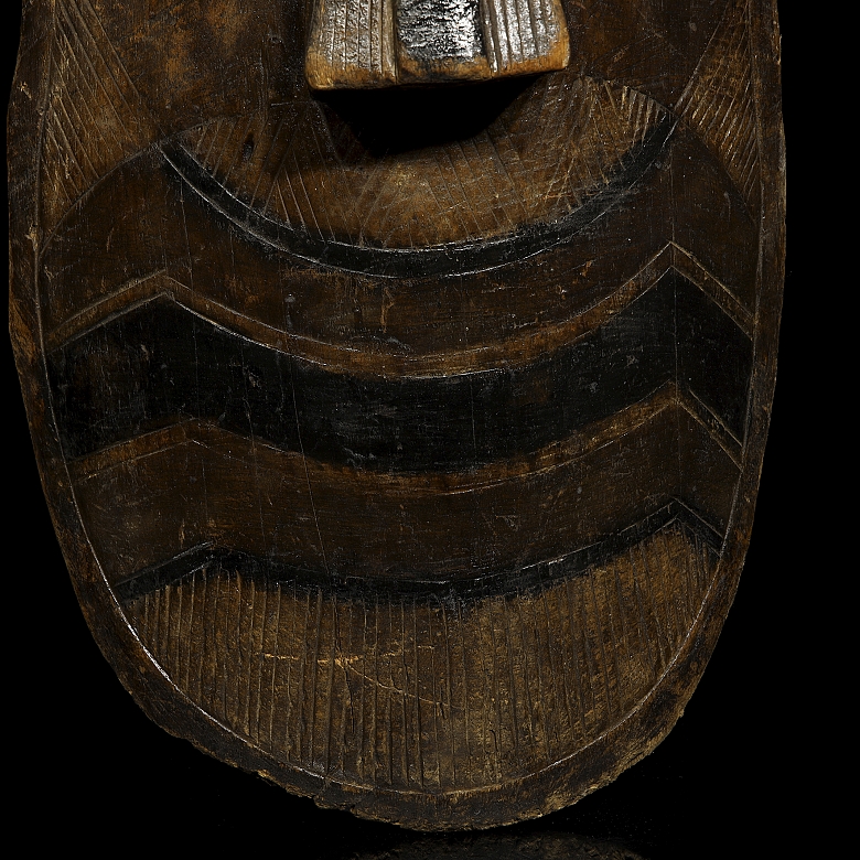 Escudo ceremonial, cultura Songye, R.D. del Congo, s.XX