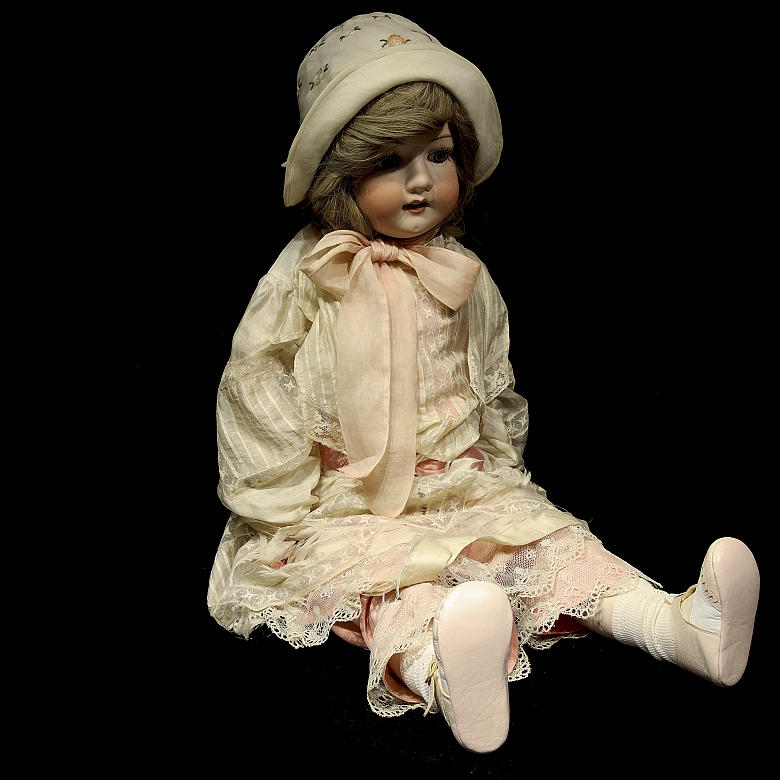 Muñeca de porcelana, 302, Alemania (ca. 1890-1920)