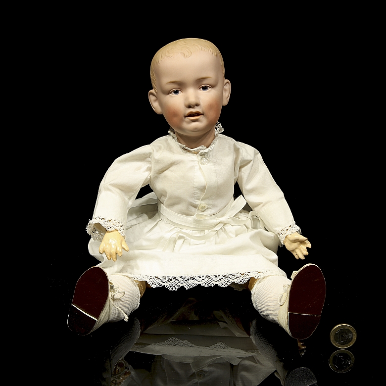 Muñeco de porcelana, Alemania, ca. 1910-1920