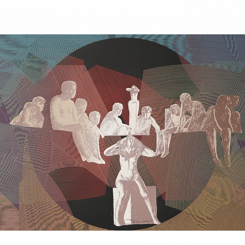 安东尼奥·阿莱格里·克雷马德斯（1939–2006）《裸体》，（20–21世纪） Antonio Alegre Cremades