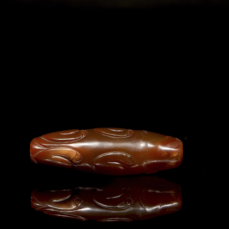 Cuenta de ágata roja 