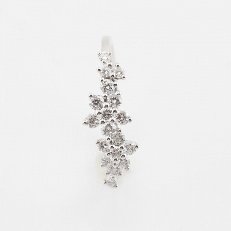 Fantastic white gold ring with diamonds 0.51cts