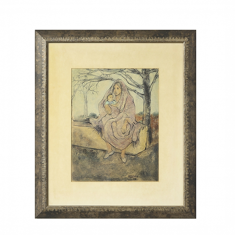 María Vich Nadal (1931) “Motherhood,” 1973