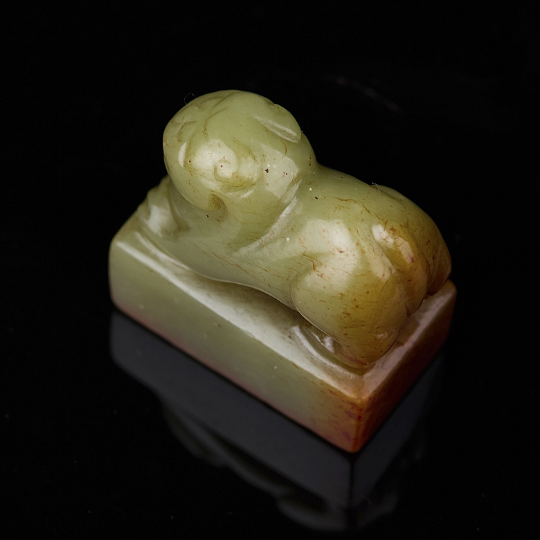 Sello de jade amarillo