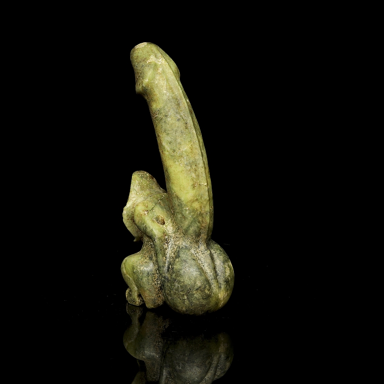Carved stone figure, Hongshang culture style - 2