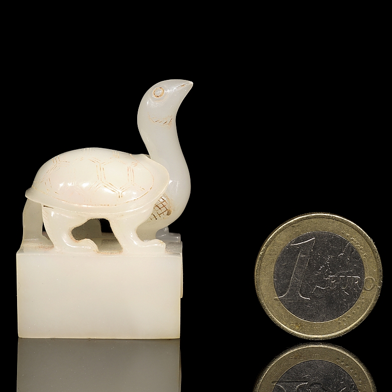 Pequeño sello de jade 