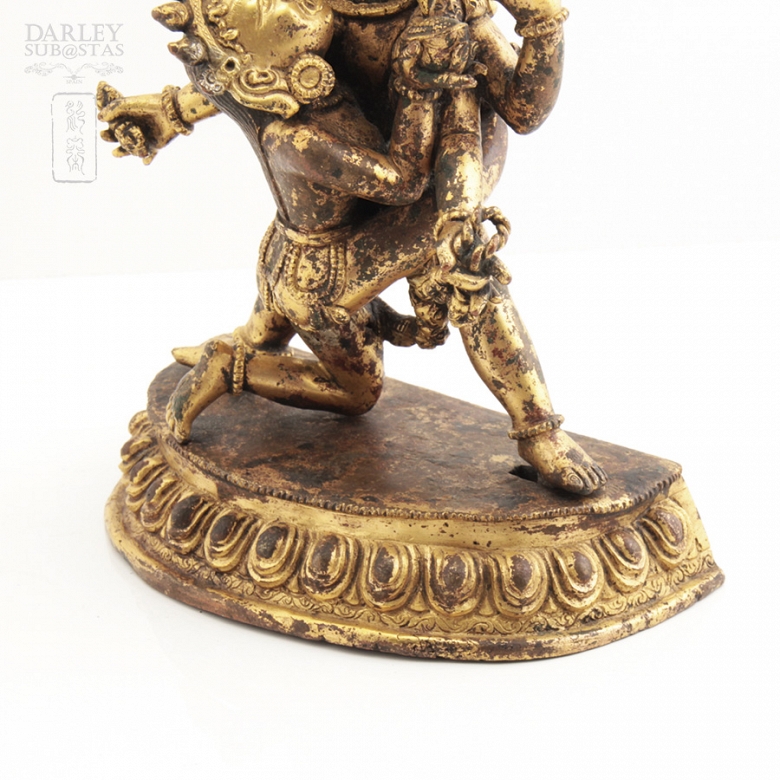 鎏金铜马头明王像 - 5