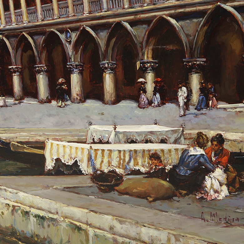 Antonio Medina Serrano (1944) ‘Venetian View’