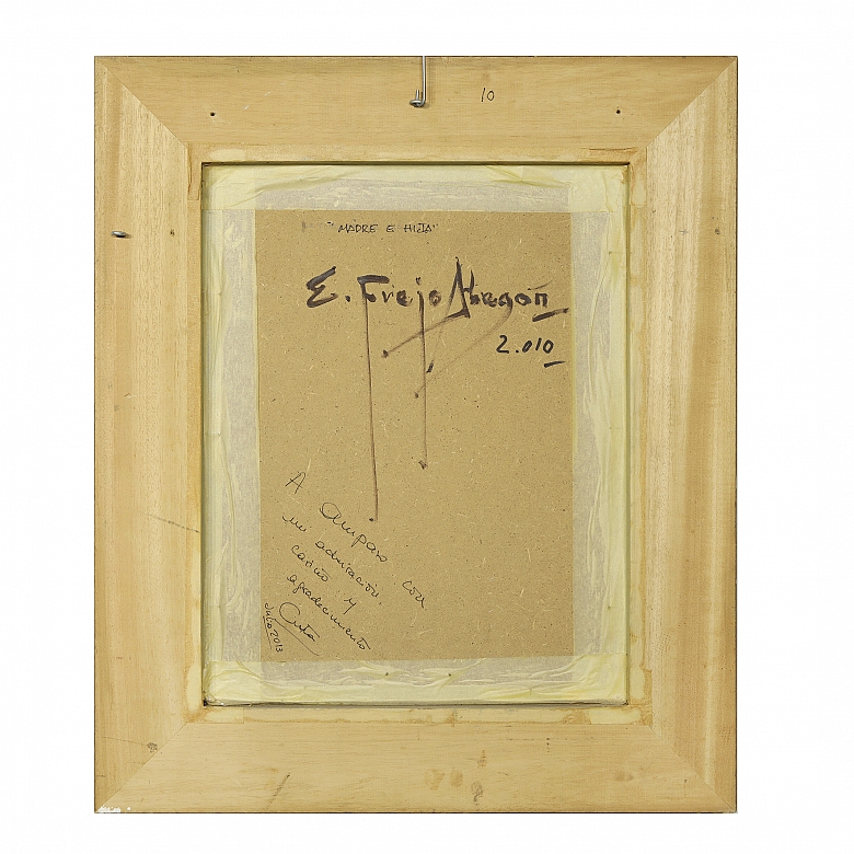 埃米利奥·弗雷霍·阿贝贡 Emilio Frejo Abegón（1931–2013）《母女》，2010年 - 3