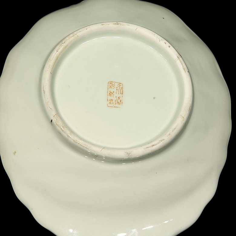 Bandeja de porcelana 