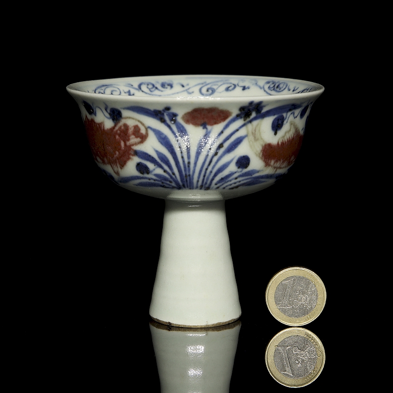 Copa de porcelana esmaltada 